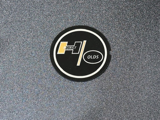 78 79 1978 1979 Hurst Oldsmobile Cutlass Rally Wheel Horn Button Emblem NEW Reproduction