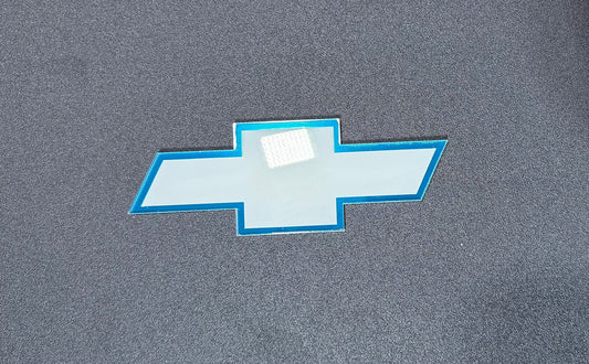 1994 - 2004 Chevrolet S10 2ND GEN Front Bowtie Emblem Replacement Badge White/Blue